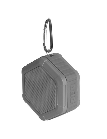 ALTAVOZ MINI PORTABLE HEXAGONA L GRIS PN: 52094 EAN: 1000000003805