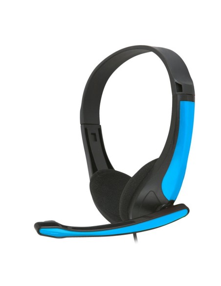 AURI + MIC 3.5MM 1.6M OMEGA    FREESTYLE NEGRO Y AZUL PN: FH4088BL EAN: 5907595430869