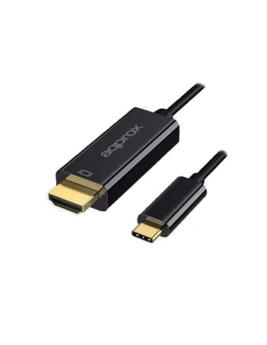 CABLE USB TYPE-C A HDMI 4K 60H Z NEGRO PN:...