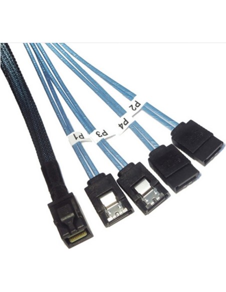 CABLE INTEL MINI-SAS/SATA DE 1 SAS A 4 SATA AXXCBL450HD7S PN: INTEL MINI-SAS EAN: 1000000004328