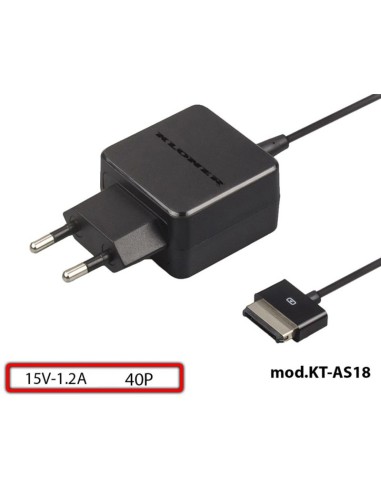 CARGADOR 15V ENCHUFE KLONER    ASUS KT-AS18...