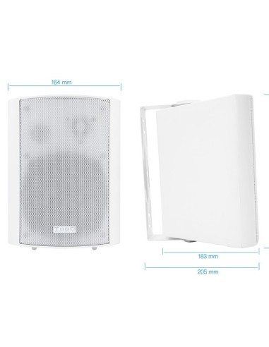 ALTAVOCES AUTOAMPLIFICADOS DE  PARED BLANCO PN:...