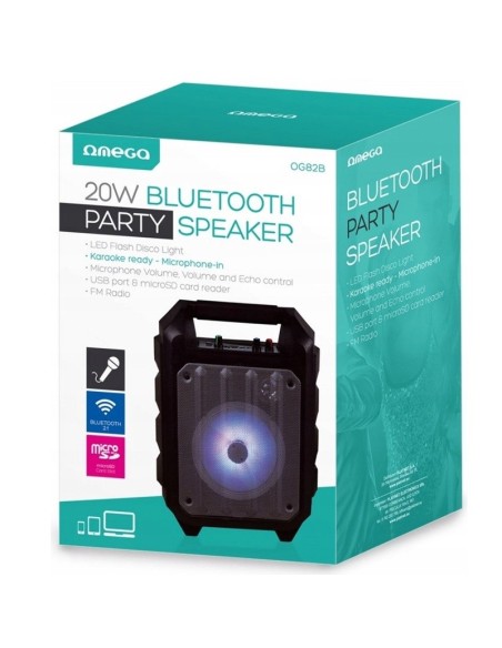 ALTAVOX BT OMEGA PARTY 20W     FLASH DISCO PN: OG82B EAN: 5907595441650