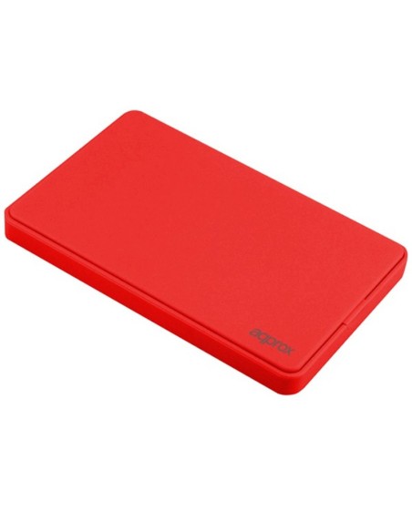 CAJA 2.5" USB 3.0 APPROX  ROJA 9.5mm ENCLOSURE HASTA 2TB PN: APPHDD300R EAN: 8435099527763