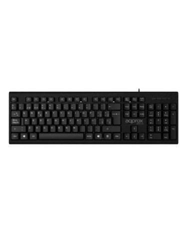 TECLADO USB APPROX MX225 NEGRO PN: APPMX225...