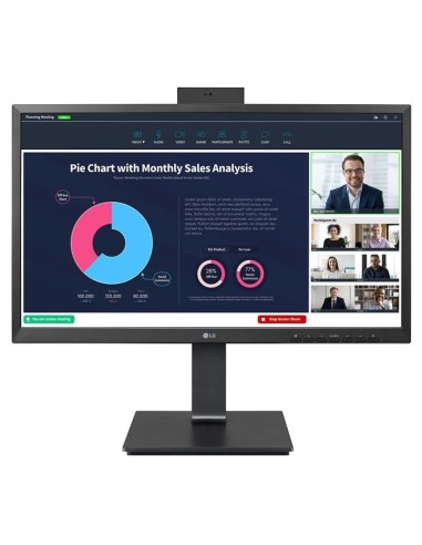MONITOR 23.8" LG 24BP75CP-B    FHD WEBCAM...