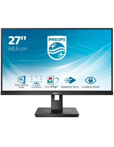 MONITOR   27" PHILIPS LED 272S 1 IPS NEGRO PN:...