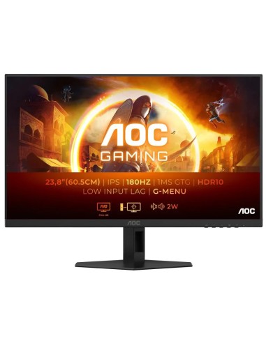 MONITOR 23.8" AOC 24G4XE IPS   FHD 180HZ NEGRO...