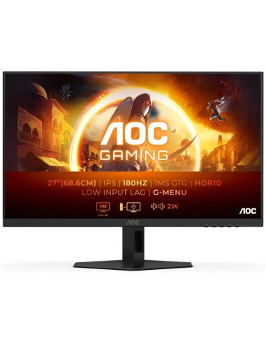 MONITOR   27" AOC 27G4XE IPS   FHD 180HZ NEGRO...