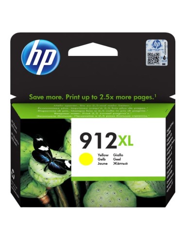 CARTUCHO HP 3YL83AE 912XL AMAR ILLO PN: 3YL83AE...