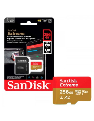 MEMORIA DG 256GB SANDISK MSD   EXTREME CON...
