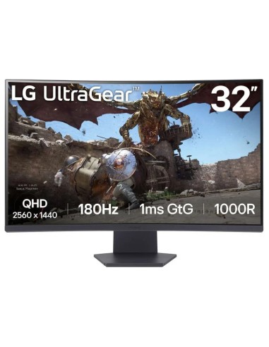 MONITOR   32" LG 32GS60OC QHD  ULTRAGEAR 180HZ...