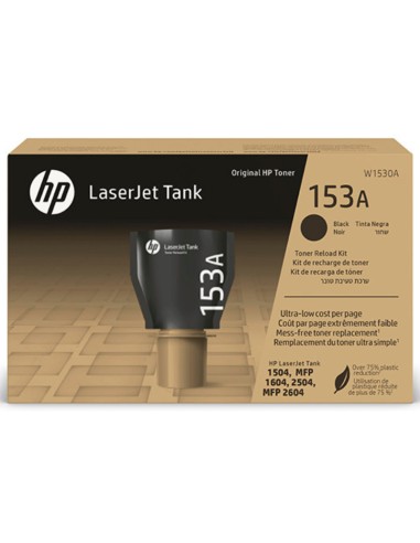 KIT RECARGA TONER LASERJET     TANK 153X NEGRO...