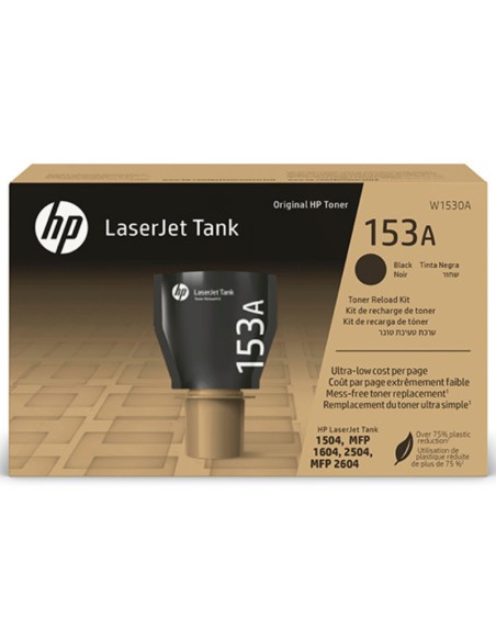 KIT RECARGA TONER LASERJET     TANK 153X NEGRO PN: W1530X EAN: 195697898266