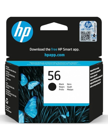 CARTUCHO HP C6656AE N56 NEGRO PN: C6656AE EAN: 725184712135