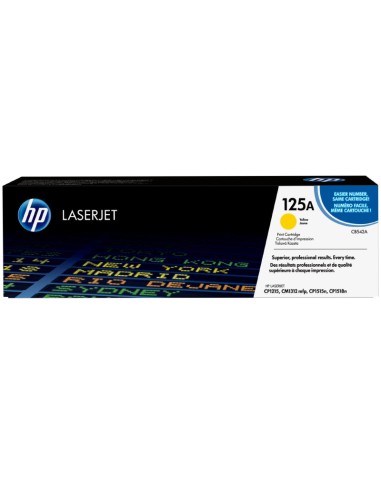 TONER HP CB542A AMARILLO PN: CB542A EAN:...