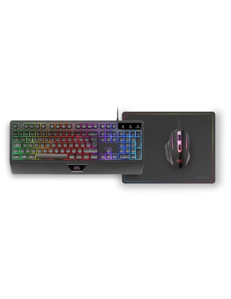 TECL+RAT+ALFOM MARS USB GAMING RGB MCP124 NEGRO PN: MCP124ES EAN: 8435693105770