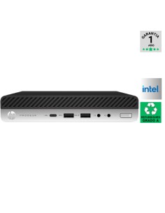 33011 PCR  HP MINI I5-7500T  8 GB DDR4 256GB NVME W10PRO...