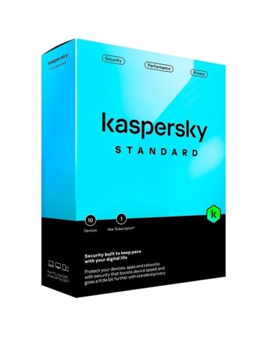 AV KASPERSKY STANDAR      10LC 1 AÑO PN:...