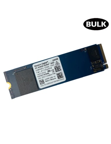 DISCO M.2 256GB NVME WESTERN   DIGITAL BULK PN:...