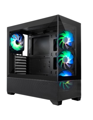 CAJA GAMING ATX GA250 COOLBOX  VISION RGB NEGRA...