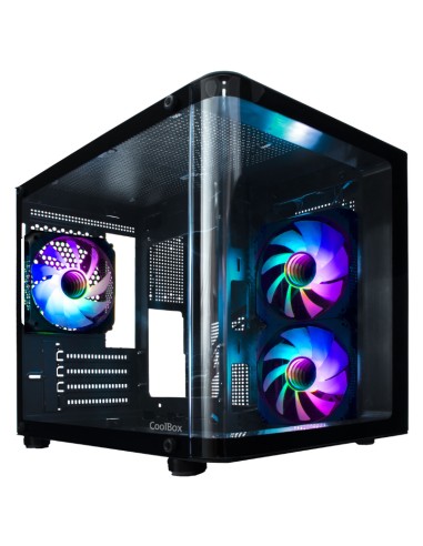 CAJA GAMING MATX GM100 COOLBOX ISION RGB NEGRA...