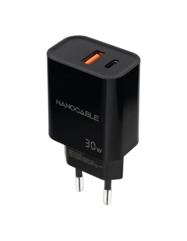 CARGADOR  5V ENCHUFE 2 X USB   TYPE C, USB A...