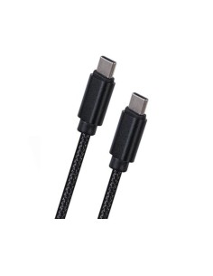CABLE USB TYPE C A TYPE C M/M  TRENZADO 1.8M NEGRO PN:...