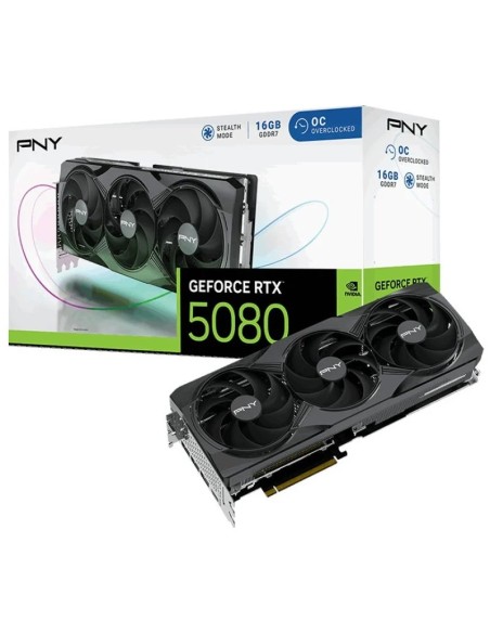 VGA RTX5080   16GB PNY GDDR7   16GB OC PN: VCG508016TFXPB1- EAN: 4718006457297