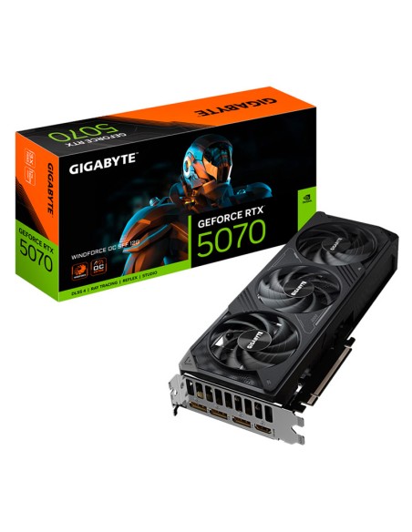 VGA RTX5070   12GB GDDR7  GIGA BYTE GAMING OC WINDFORCE PN: 9VN5070WO-00-G10 EAN: 4719331355715