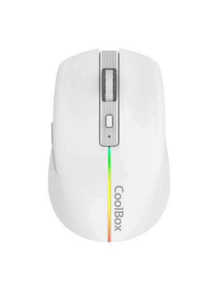 RATON WIRELESS COOLBOX W01 RGB GAMING BLANCO PN: COO-MOU-W01-W EAN: 8436624420047