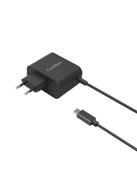 CARGADOR UNIVERSAL COOLBOX     USB TYPE-C 65W PN: COO-NB65-UC2 EAN: 8436624420016