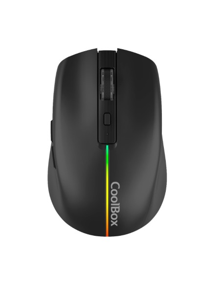 RATON WIRELESS COOLBOX W01 RGB GAMING NEGRO PN: COO-MOU-W01-B EAN: 8436624420030