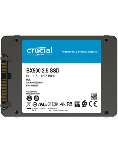 DISCO SSD 240GB CRUCIAL BX500  SATA3 PN:...