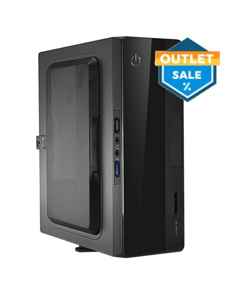 CAJA MINI ITX SLIM UK-1007 U3  NEGRA USB 3.0 CON/FUENTE PN: 52061 EAN: 06940533541463