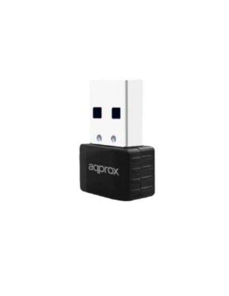 WIRELESS USB 300MBPS APPROX    NANO WIFI6 PN: APPUSB300NAV4 EAN: 8435099534198