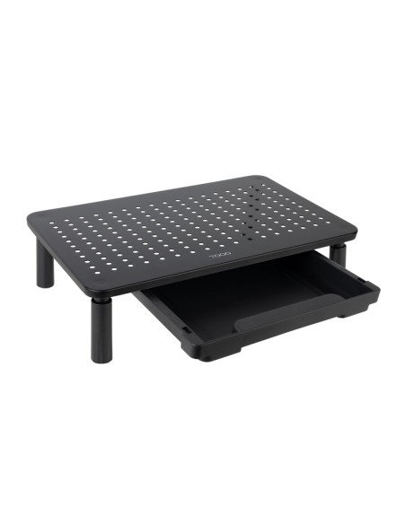 SOPORTE ELEVADOR TOOQ TQMR087  CON CAJON NEGRO PN: TQMR087 EAN: 8433281015661