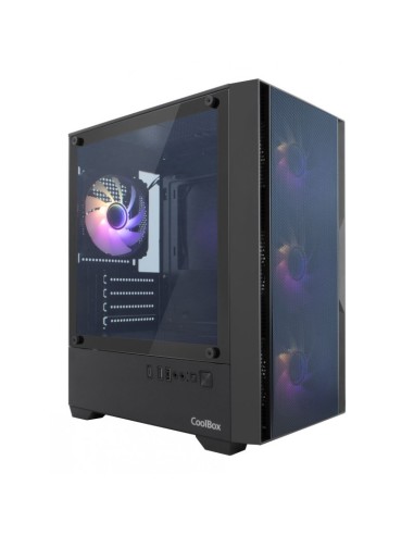 CAJA GAMING MATX GM220 FUSION  MESH NEGRO SIN...
