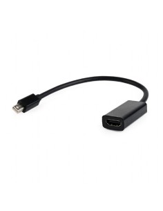 CONVERSOR HDMI HEMBRA A MINI   DISPLAY MACHO 15CM NEGRO...