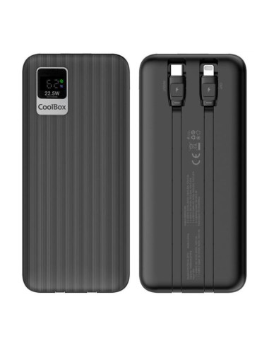 POWERBANK 10000 MAH COOLBOX    CON CABLES...