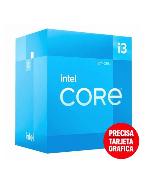 CPU INTEL S-1700    I3-12100F  4.3GHz BOX CON VENTILADOR PN: BX8071512100F EAN: 5032037238731   