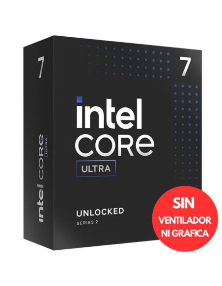 INTEL S-1851 ULTRA 7 256KF BOX 3.3GHZ SIN VENTILADOR PN: BX80768265KF EAN: 5032037281980   