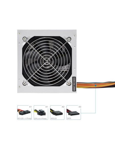 FUENTE  500W/    ATX TOOQ      TQEP-500SSE-O PN: TQEP-500SSE-O EAN: 8433281007192   